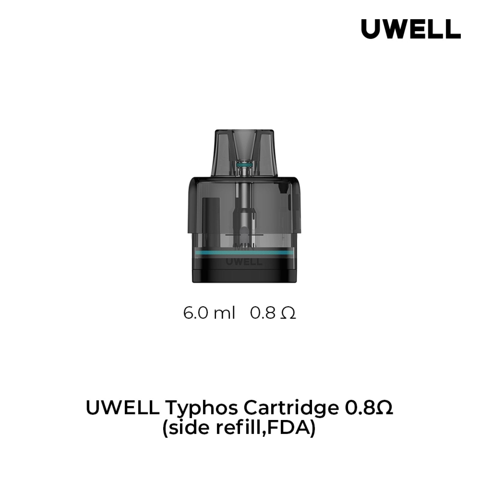 UWELL Typhos Replacement Pod 0.8 only vapez