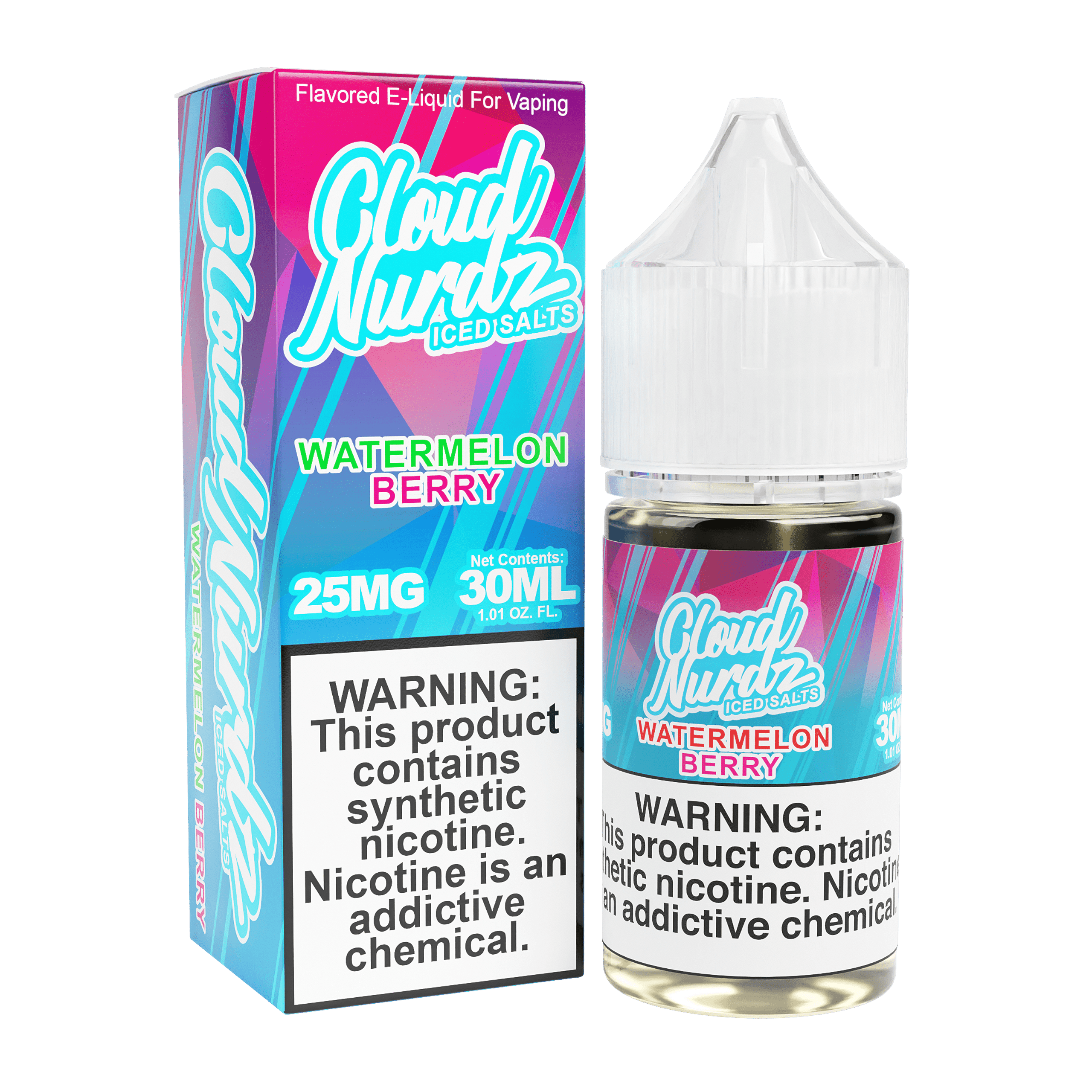 Cloud Nurdz Iced Nicotine Salts Berry only vapez