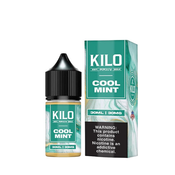KILO Nicotine Salts cool mint only vapez