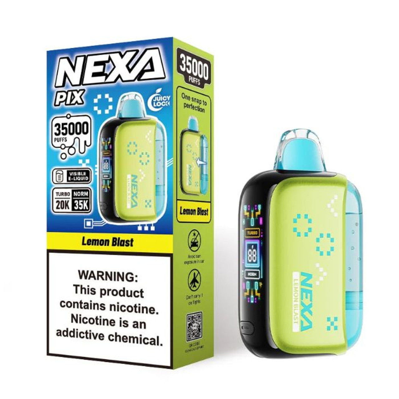 NEXA PIX 35K Vape lemon only vapez