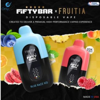 Fifty Fruitia x Bar 20K Vape ONLY VAPEZ