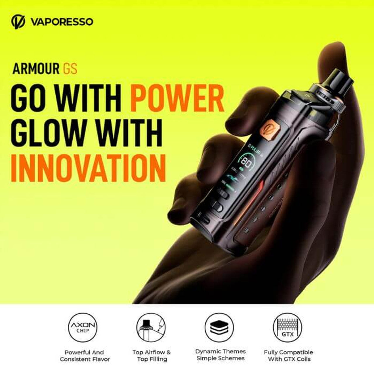 Vaporesso Armour GS Pod System black only vapez