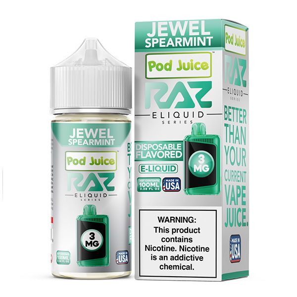 Pod Juice X Raz E-Liquids jewel